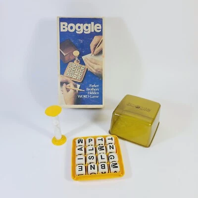 BOGGLE Parker Brothers Word Game Complete Vintage 1976 - Image 1 of 4