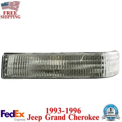 Front Turn Signal Light Lens&Housing Left Side For 1993-1996 Jeep Grand Cherokee Foto 1 de 4