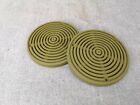 Mercedes Benz W123 W116 W107 Rear Speaker Grille Covers Olive Green Set Of 2
