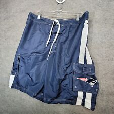 New England Patriots Swim Trunks Mens Extra Large Blue GIII Pockets