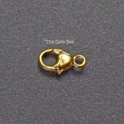 4.5MMx7.8mm 18k Solid Yellow Gold Lobster Clasp With Closed Loop - Image 1 of 4