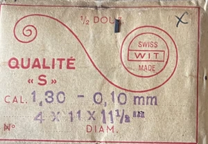 Qualite (Swiss) Mainspring - Cal. 1.30 - 0.10 mm (1 piece) - Picture 1 of 3