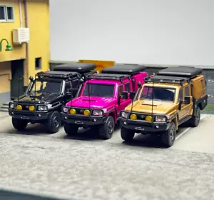 AU Autobots 1:64 Land Cruiser J70 LC79 Pickup Crew Cab Model Diecast Metal Car - Picture 1 of 70