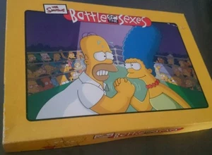 The Simpson's Battle of the Sexes Board Game Complete - Opened but never played - Picture 1 of 3