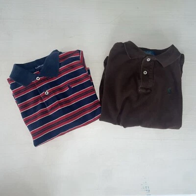 *Lote de 2* Camisas polo de manga larga para niños pequeños de principios de la década de 2000 ropa para niños pequeños 4/4T Foto 1 de 4