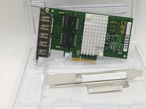 FUJITSU D3045-A11( I350-T4)GS1 PCIe QUAD PORT GIGABIT NETWORK ADAPTER - Picture 1 of 6