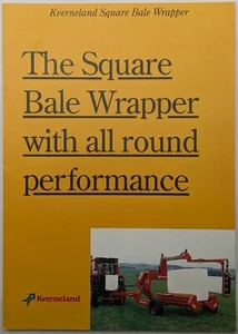 Original Kverneland Square Bale Wrapper Brochure, UK Market, 1996 - Picture 1 of 5