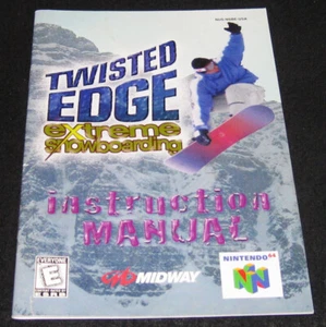 Twisted Edge Extreme Snowboarding - Manual Only (Nintendo 64 N64) - Picture 1 of 2
