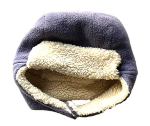 ZUTANO BLUE COTTON FLEECE TRAPPER AVIATOR HAT CAP GIRL'S BOY'S TODDLER BABY 2T 2 - Picture 1 of 3