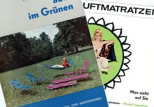DDR Prospekt LUFTMATRATZEN LIEGESTUHL Campingliege Camping- und Gartenmöbel - Bild 1 von 4