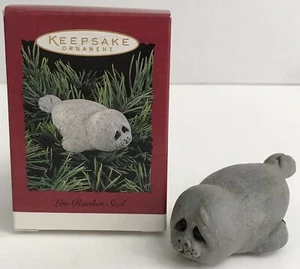 Hallmark Lou Rankin Seal Clip On 1992 Lou Rankin Little Creations Ornament - Picture 1 of 13