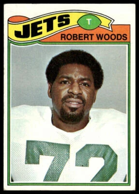 1977 Topps #469 Robert Woods RC New York Jets - Image 1 of 2