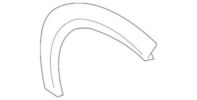 Guardabarros trasero derecho genuino Land Rover Freelander SE3 2003-2005 DFK500040PMA Foto 1 de 2