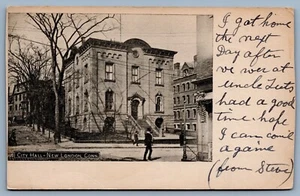 City Hall New London., Conn. Postcard c1905 - Picture 1 of 2
