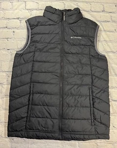 Columbia Kids/youth Black Puffer Quilted Vest Size XL 18/20 - Picture 1 of 11