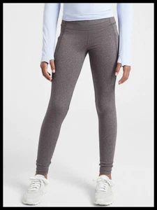 Athleta Girl Stash Your Treasures Tight Size XS/6 Color Black Heather - Picture 1 of 4