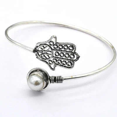 Perle Edelstein Ethnisch Handgemacht Verstellbar Armreif Schmuck 8 G Bn 116 - Bild 1 von 3