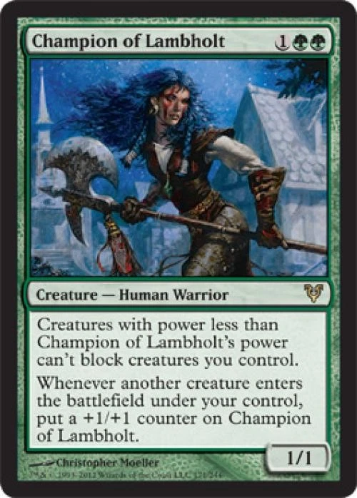 Champion of Lambholt -Foil Medium Play MTG Avacyn Restored - Image 1 of 1