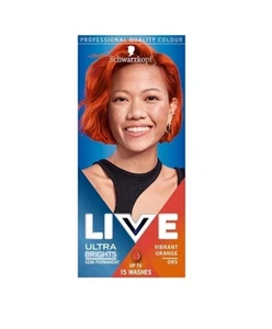 Schwarzkopf LIVE Ultra Brights Semi-Permanent Hair Dye Colour Vibrant Orange 085 - Picture 1 of 5