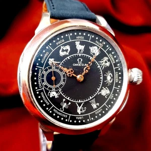 Vintage Marriage Swiss Watch Men's Wristwatch Swiss Made Zodiac Dial Serviced - Picture 1 of 16