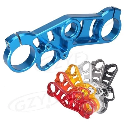 1X Upper Top Clamp Lowering Triple Tree For Suzuki GSXR600/750 06-09 1000 07-08 - Imagem 1 de 4