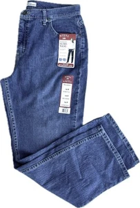 VTG Lee Riders Womens 14 Petite Jeans Instantly Slims Relaxed Straight Leg NWT - Picture 1 of 7