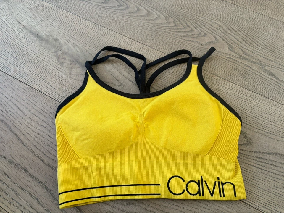 Neu Damen Sport BH Gr S Calvin Klein Performance Gefüttert - Bild 1 von 4