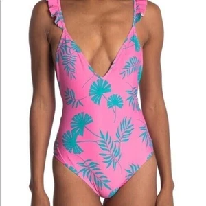 Sisstrevolution Women's Madi One Piece Swimsuit In Pop -Pop Pink Medium MSRP $94 - Picture 1 of 4
