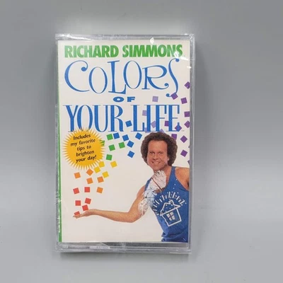 Vintage Richard Simmons Colors Of Your Life Cassette Tape 1998 Fitness Audio - Image 1 of 4