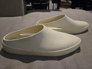 Men's Fear Of God The California Greige Slides Foam Shoes Made in Italy sz 45 - Picture 1 of 9