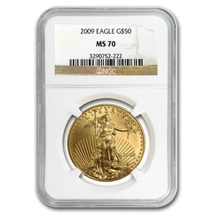 2009 1 oz American Gold Eagle MS-70 NGC - Picture 1 of 3