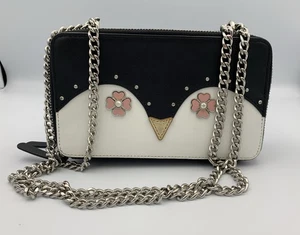 NWOT Kate Spade Frosty Penguin Double Chain Convertible Crossbody Purse Limited - Picture 1 of 17