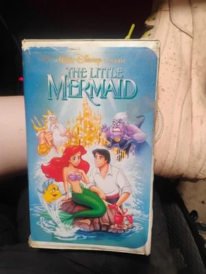 Disney The Little Mermaid (VHS, 1989, Diamond Edition, Banned Cover). - Image 1 of 4