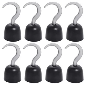 8pcs Pirate Hooks Captain Costume Hook Hand Plastic Hook Pirate Costume Acces - Picture 1 of 6