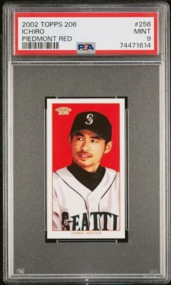 2002 Topps 206 Ichiro Suzuki Mini Piedmont RED PSA 9 MINT! 🔥 Pop 1, 1 higher! - Image 1 of 3