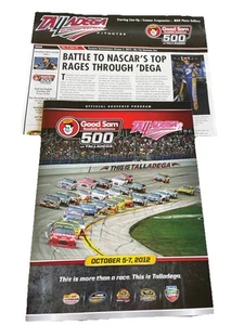 Programa de recuerdos Talladega Good Sam 10-5-7-2012 con notas - Imagen 1 de 6