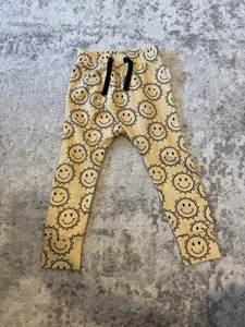 Huxbaby Sweatpants Joggers Yellow Kids New Size 5 - Picture 1 of 3