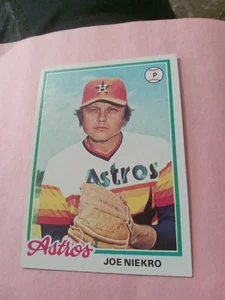 1978 Topps, Joe Niekro Houston Astros  #306  EXMT See Scan!!!!!!! - Picture 1 of 2