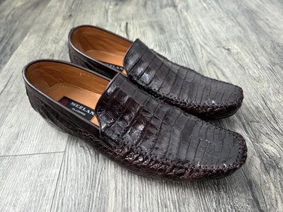 MEZLAN Platino Cocodrilo Caimán Hombre 13M España Marrón Precio de venta sugerido por el fabricante $970 Foto 1 de 4
