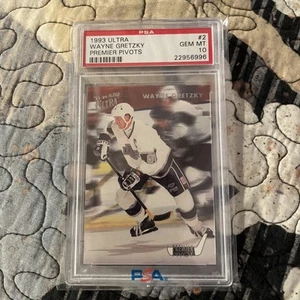 1993 Ultra Premier Pivots🏒Wayne Gretzky #2 PSA 10💰Pop 18 “GREAT ONE” RARE! - Picture 1 of 2