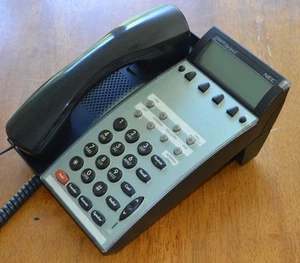 NEC DTP-8D-1(BK)TEL 590021 Dterm Series E Phone Black Tested **1 Year Warranty** - Picture 1 of 3