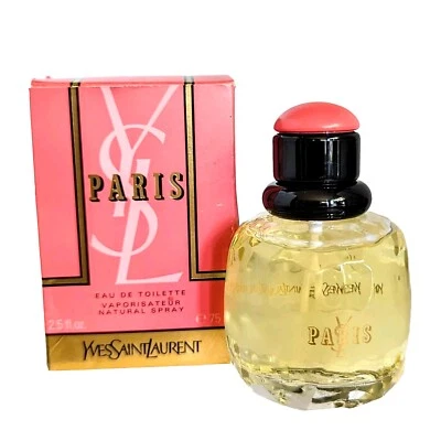 Paris by Yves Saint Laurent EDT para mujer 2,5 oz 75 ml nuevo Foto 1 de 4