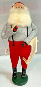 BYERS CHOICE CAROLER SANTA MAKING HIS LIST 1987 - Bild 1 von 9