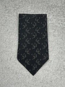Giorgio Armani Cravatte Neckwear Men’s Silk Tie Grey Geometric Formal 3.65” in - Picture 1 of 17