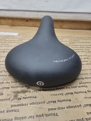 Sillín de asiento de bicicleta Schwinn Pathway Commute 9" de ancho suave espuma viscoelástica cómodo Foto 1 de 4