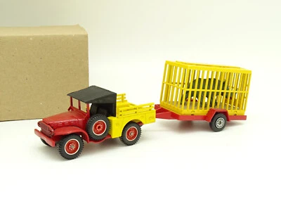 Solido Sb 1/50 - Dodge 4X4 + Rimorchio Gabbia Rinoceronte - Immagine 1 di 2