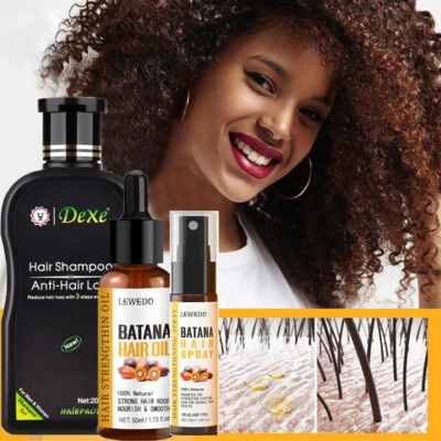 Fast Hair Growth Shampoo For Women Men Anti Hair Loss Treatment Hair Thickening - Image 1 of 4