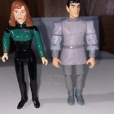 Star Trek The Next Generation Dr. Beverly Crusher & Romulon Playmates Figures