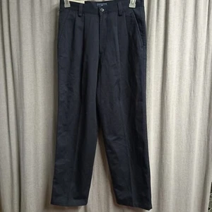 Dockers Relaxed Fit Chino Hose Herren Gr. 30x32 dunkelblau Plissee ohne Falten - Bild 1 von 6