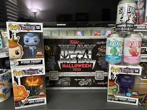 Funko! Heavy Metal Box Halloween 2023 Jack Carver Atomic Freddy Freddy Zombie SE - Picture 1 of 9